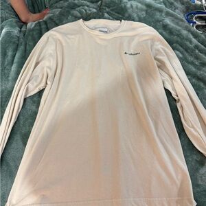Columbia Beige Long Sleeve Shirt